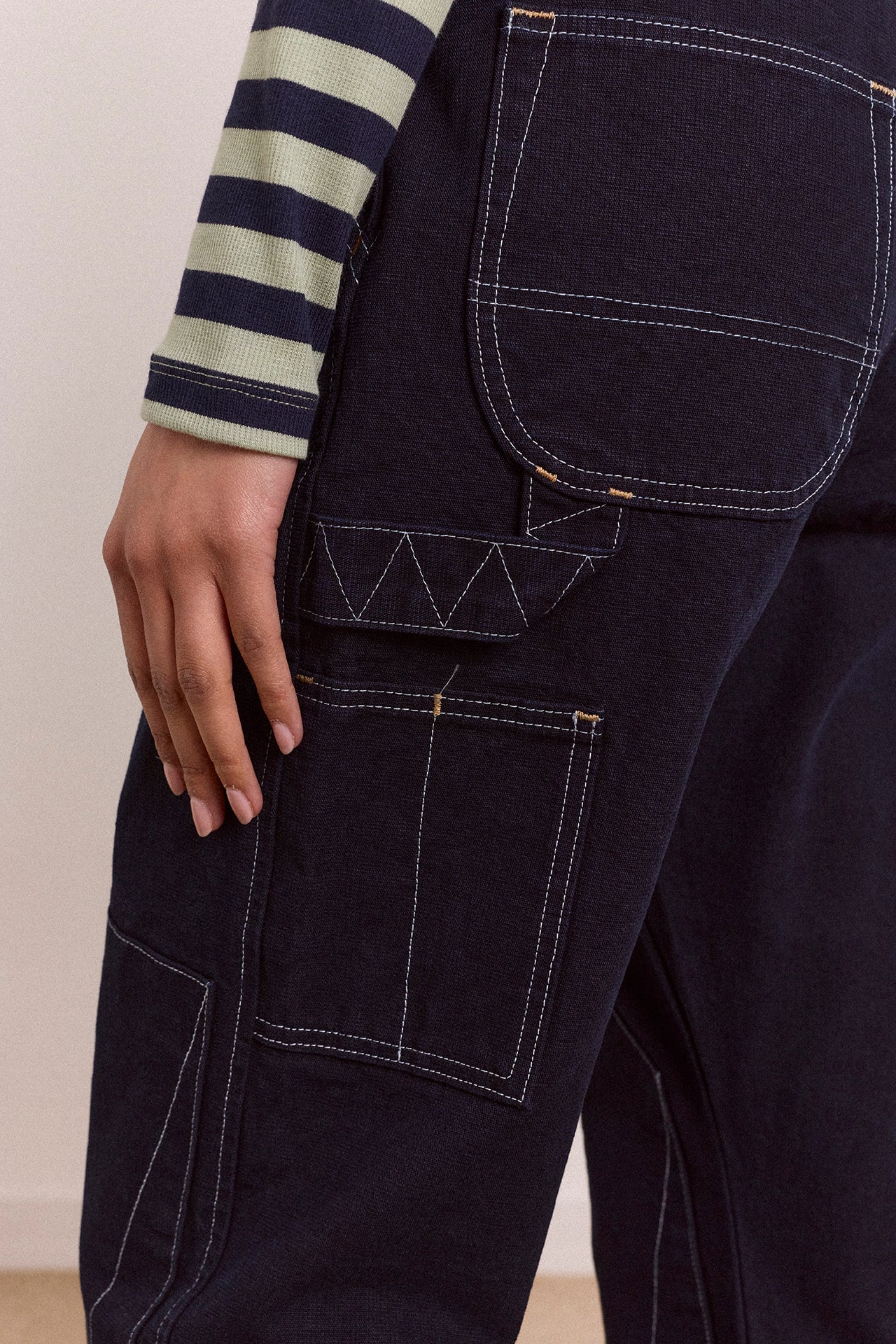 専用　ssz DUNGAREE SHT BLSN brochure beams Lisa Workwear Denim Overalls – Damson Madder