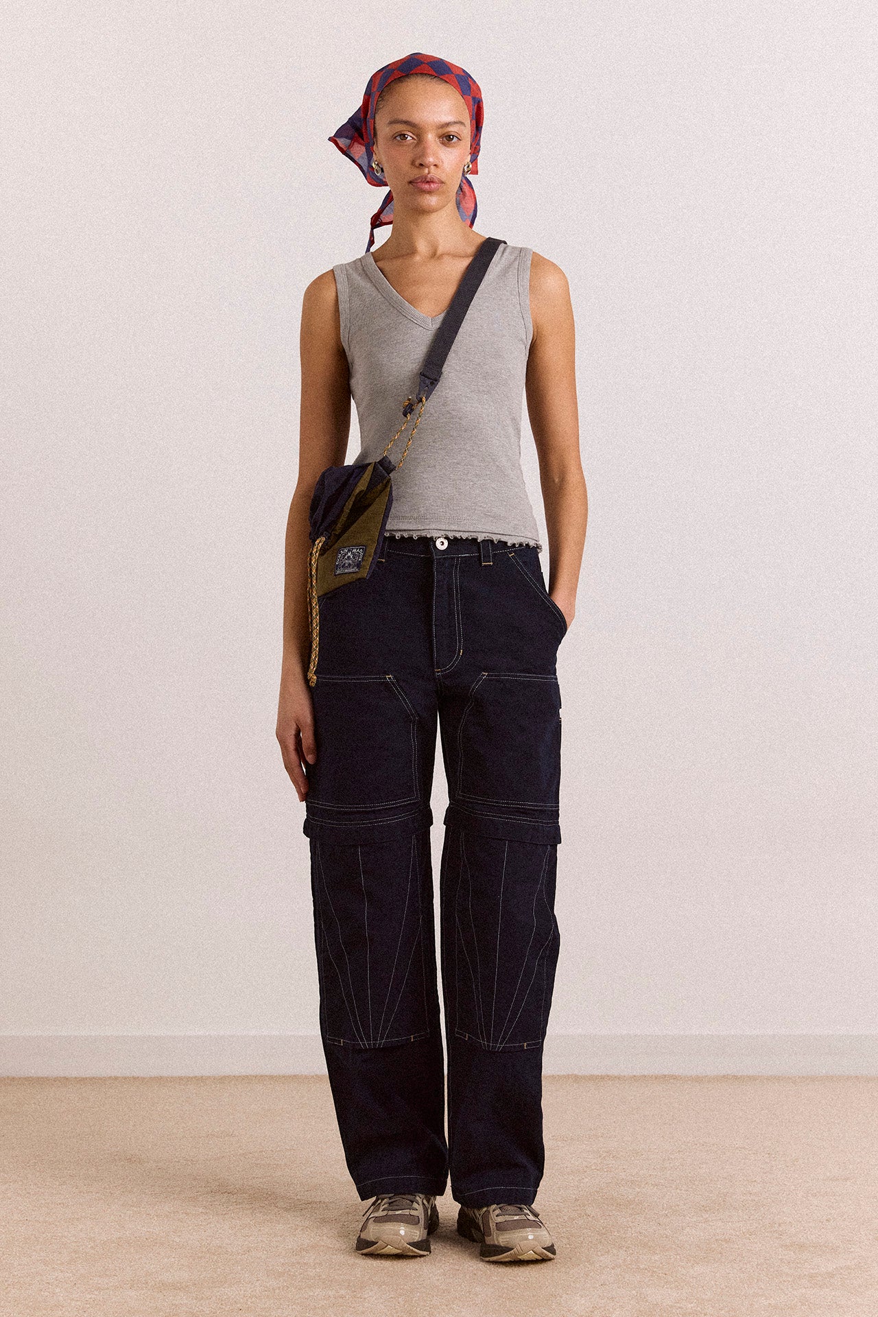 laura workwear denim zip off jeans – Damson Madder