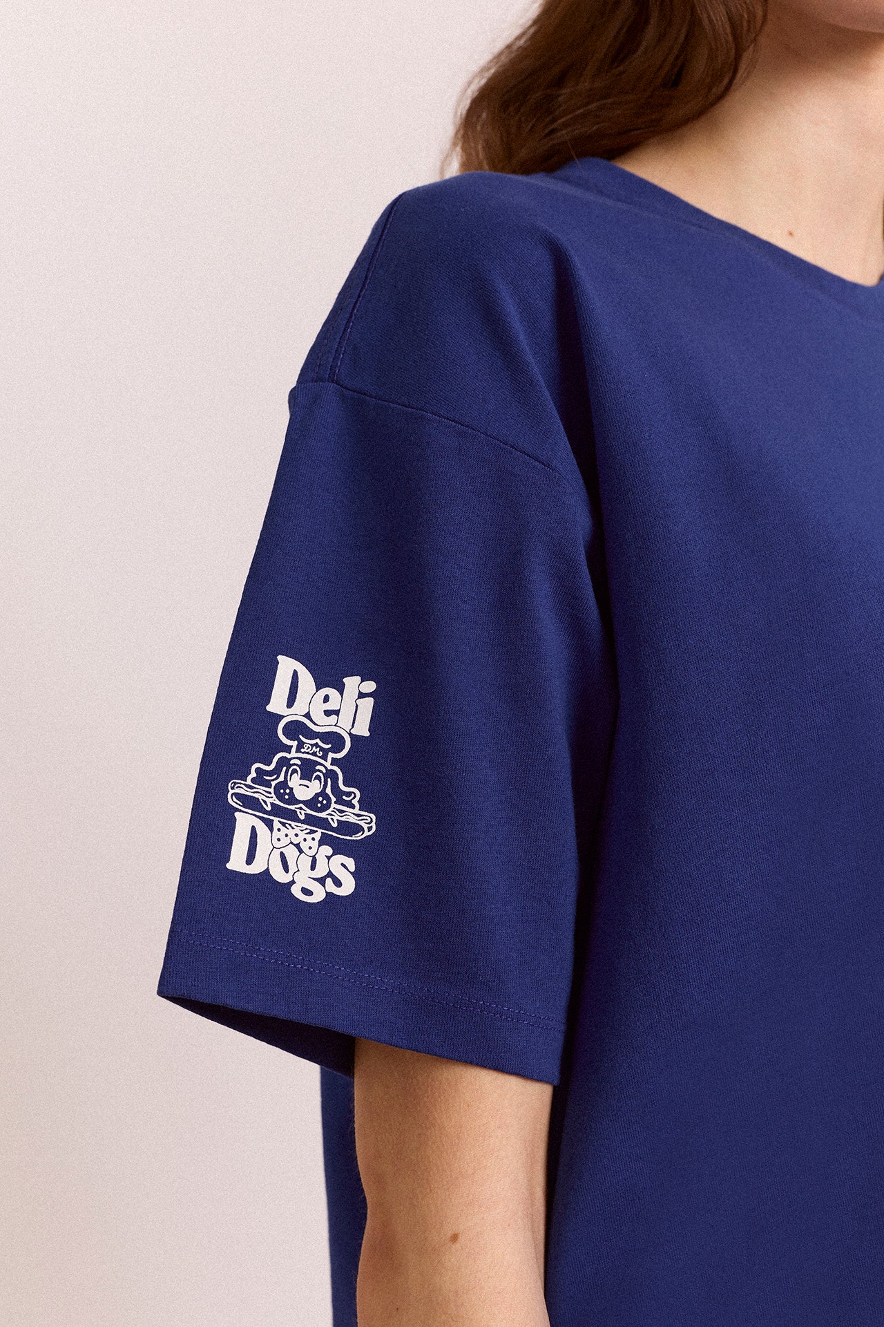 Deli Dog Ss Graphic Tee - Navy – Damson Madder