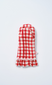 ruffle oven mitt - red gingham