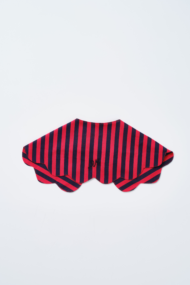 novelty dog collar - red stripe