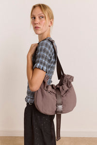 Atticus Buckle Bag - Grey