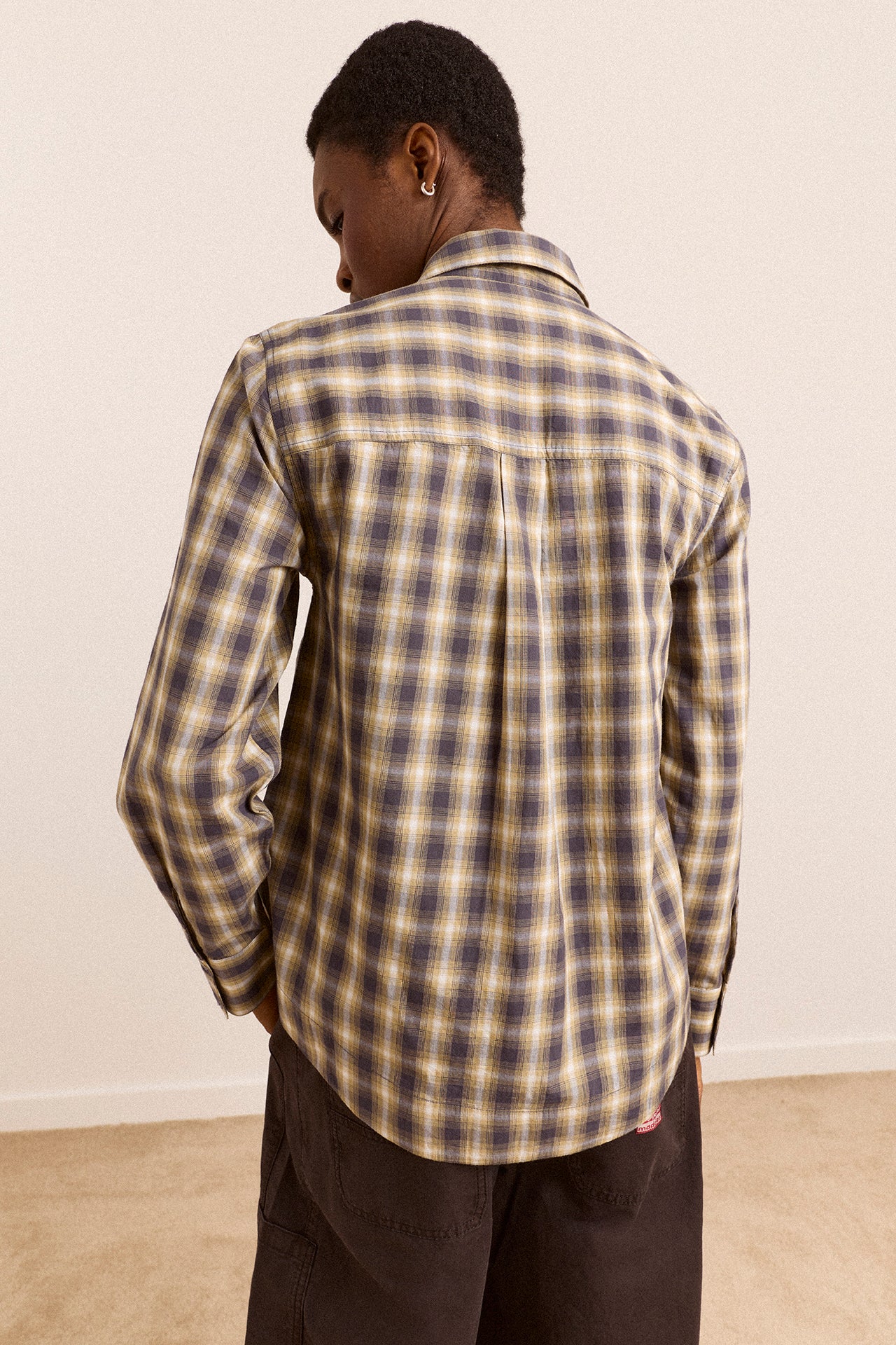 Solana Shirt - Cardamon Check – Damson Madder