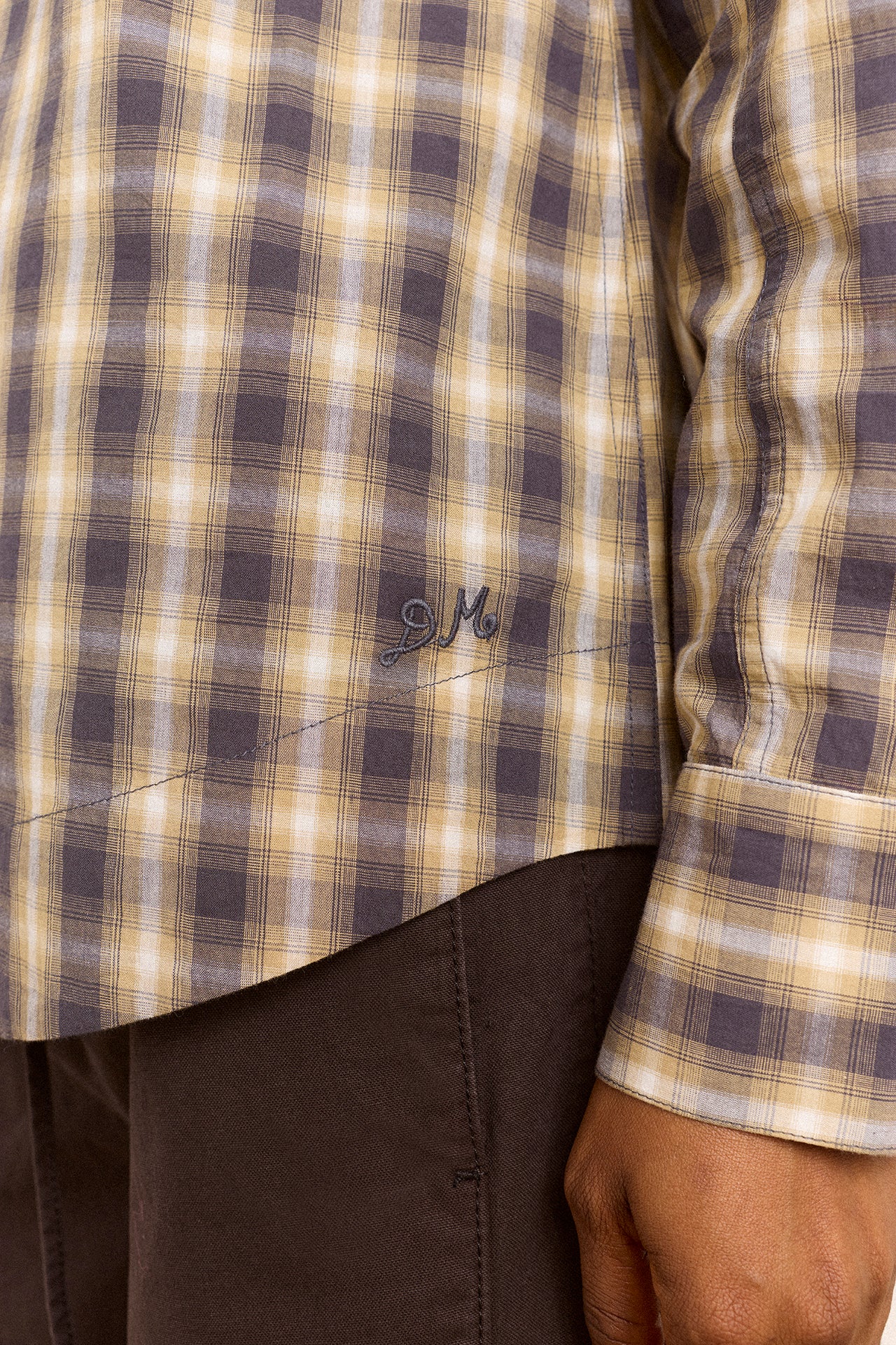 Solana Shirt - Cardamon Check – Damson Madder