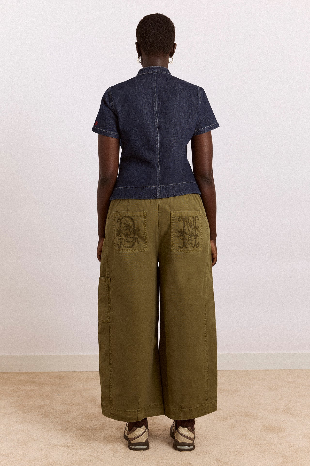Felix Twill Trousers - Olive – Damson Madder