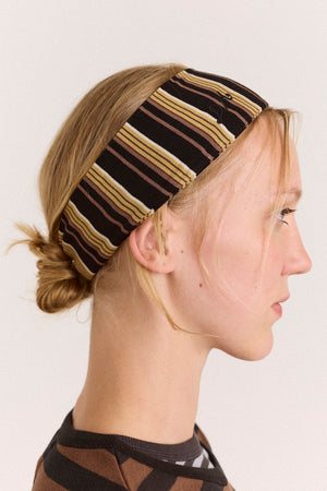 Stripe Headband - Chestnut Stripe