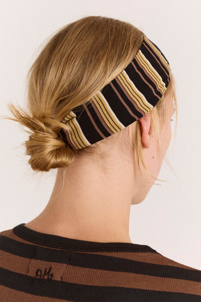 Stripe Headband - Chestnut Stripe