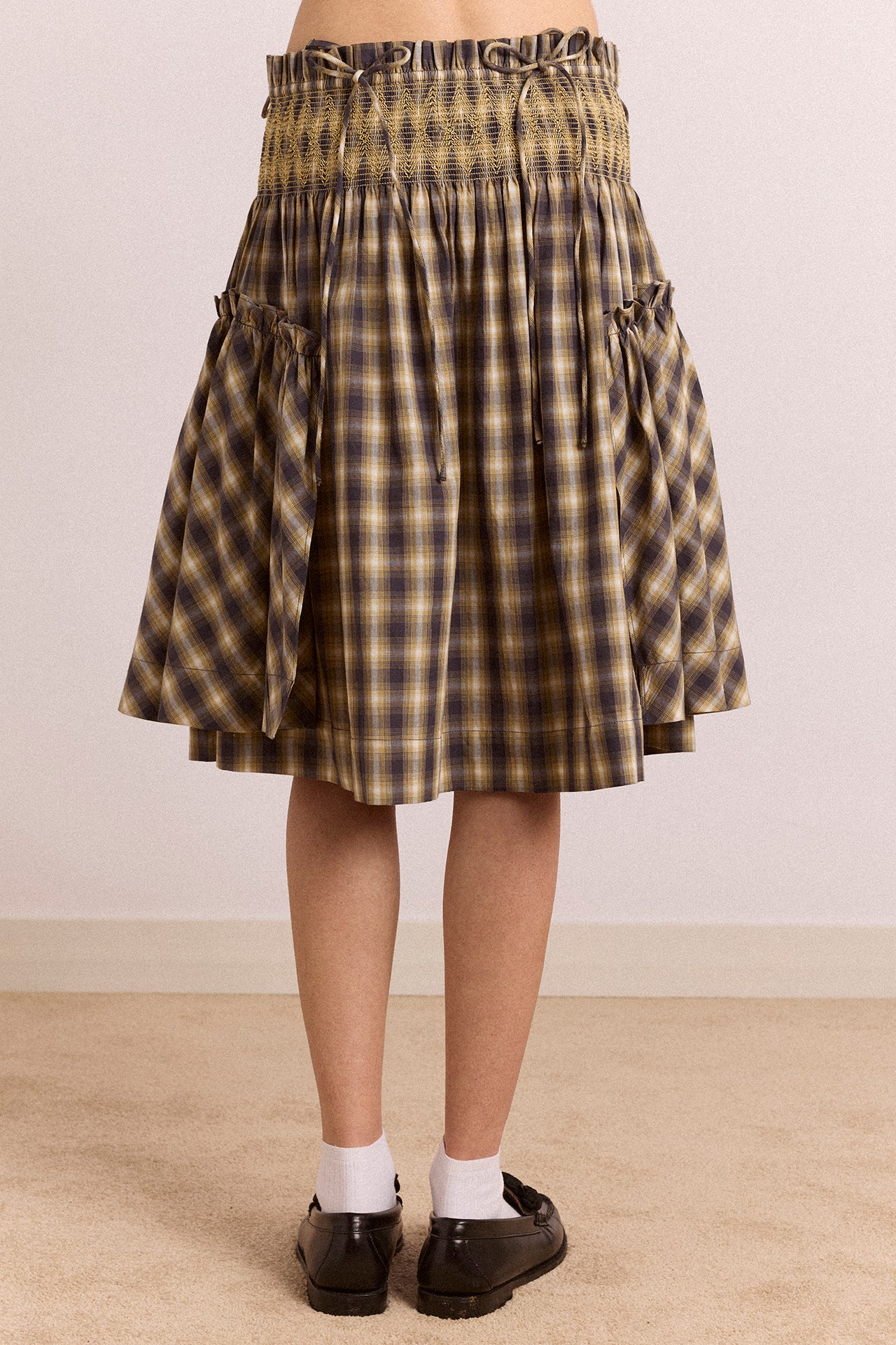 Pre-Order Lilo Mini Dress - Cardamon Check – Damson Madder