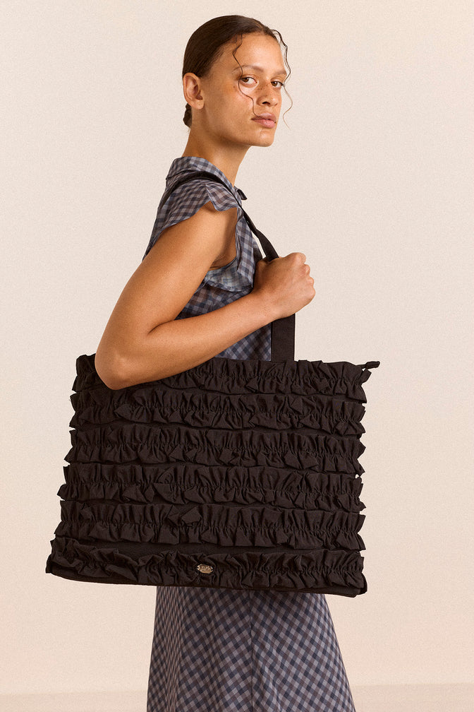 Sander Frill Tote - Black