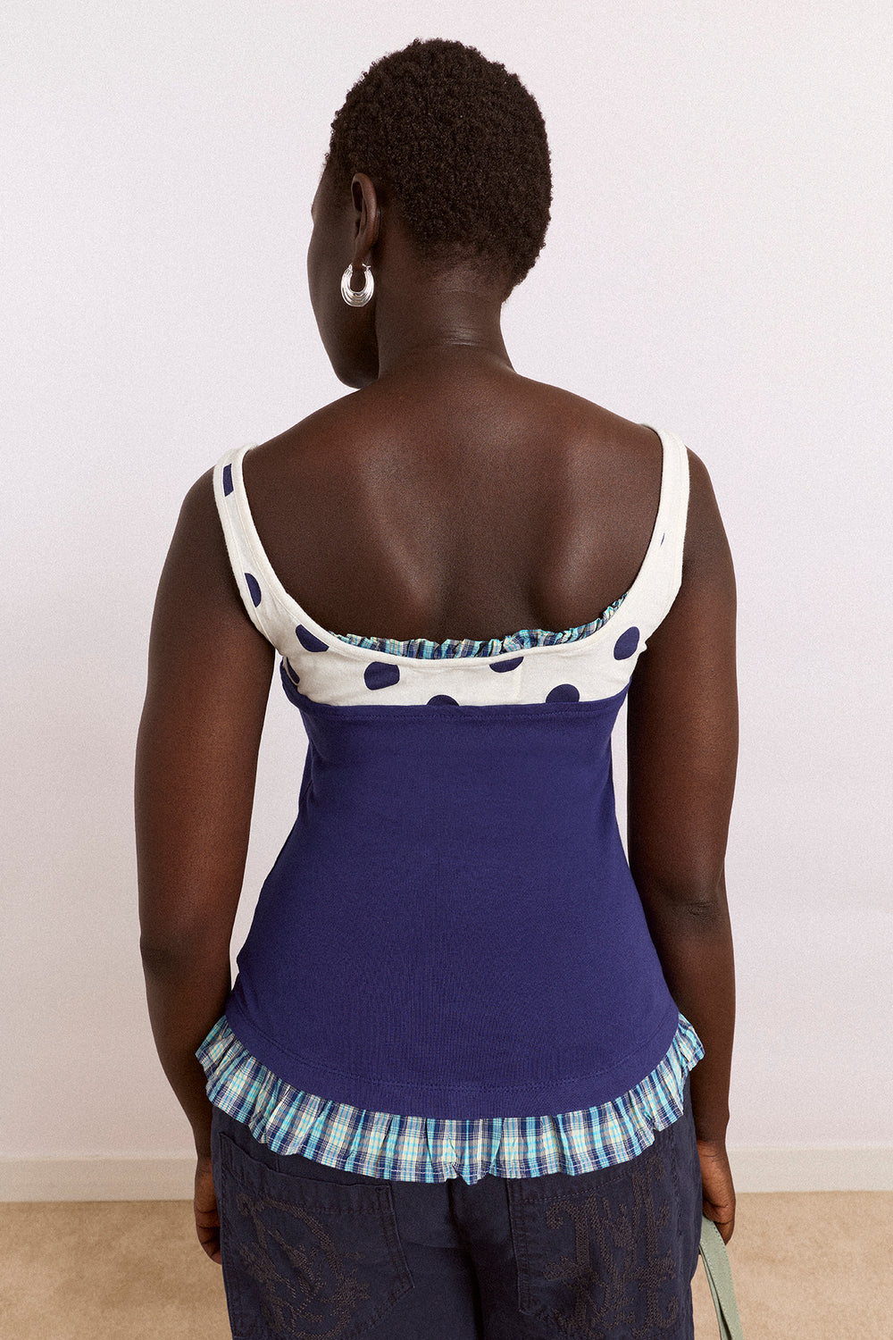 idelle jersey top - navy