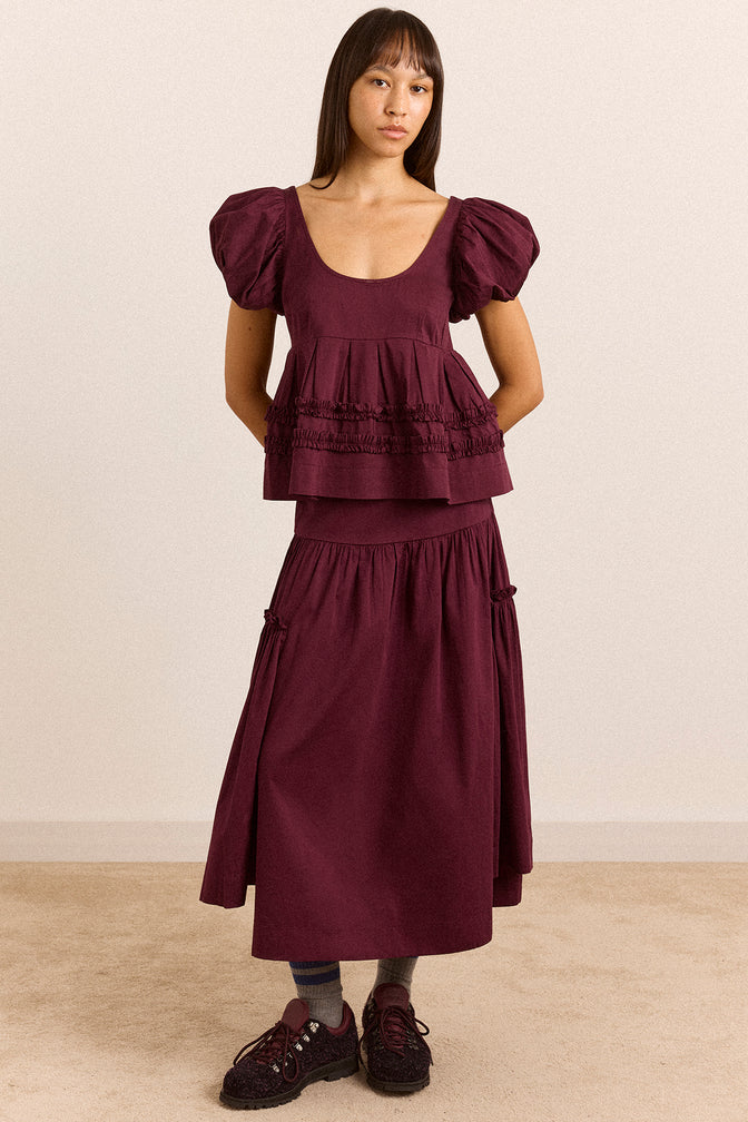 Joy Blouse - Plum
