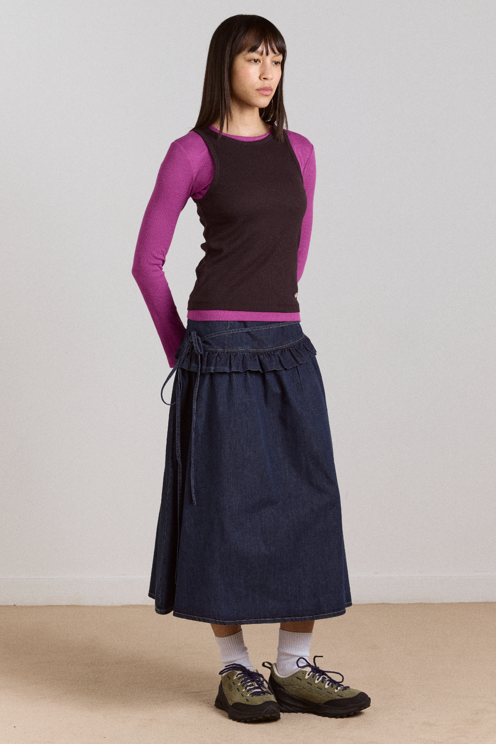 bellamie skirt - dark indigo
