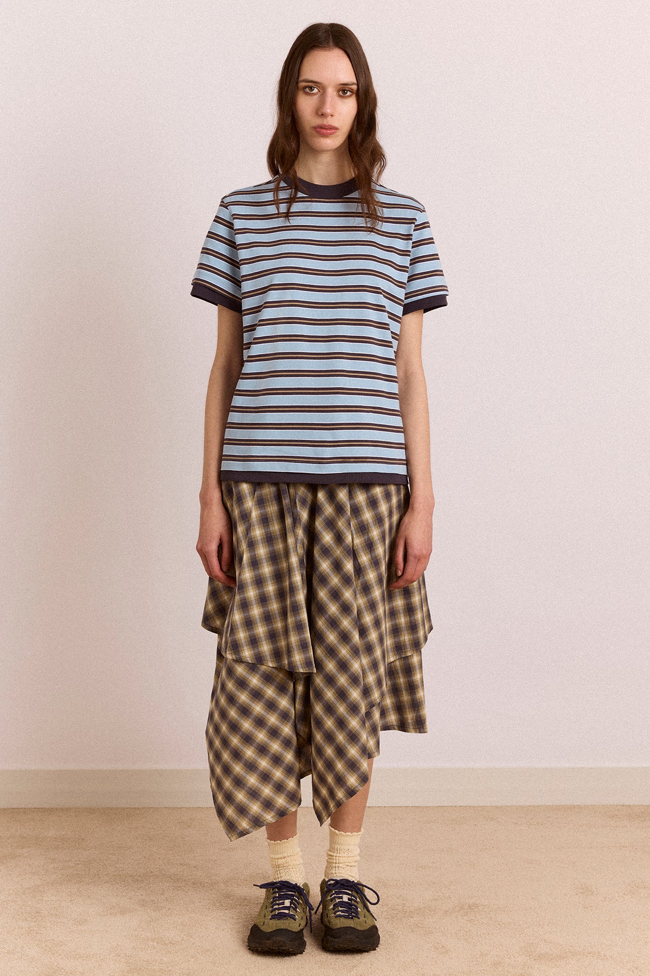 Stripes & Checks – Page – Damson Madder