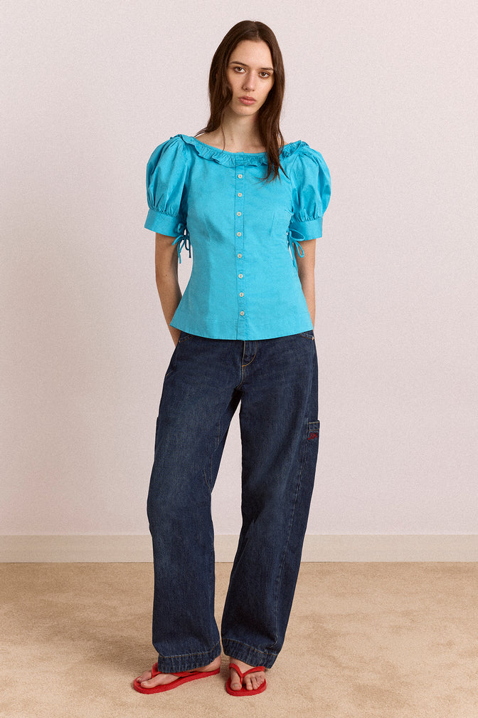 Anke Blouse - River Blue