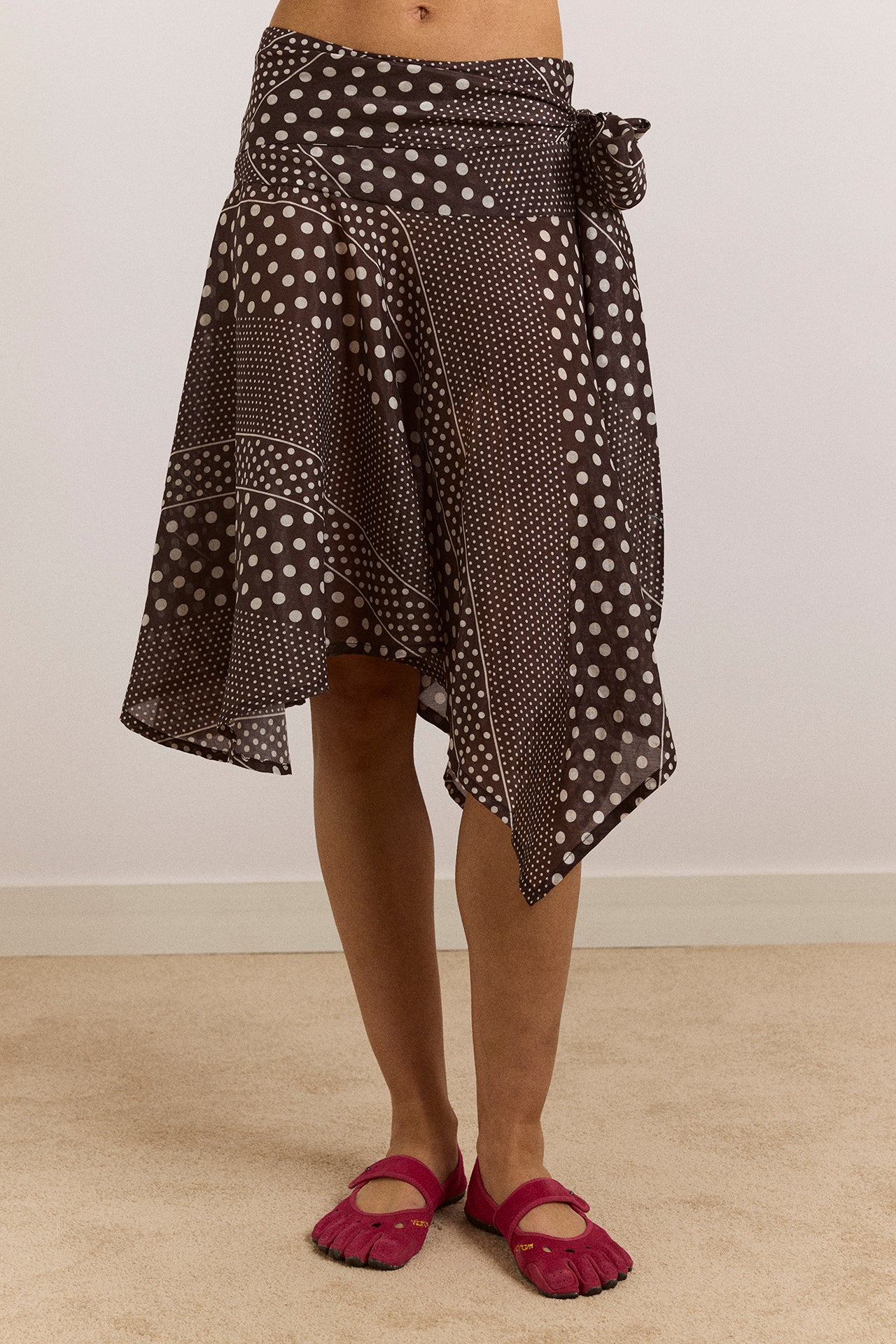 Parker Hanky Hem Skirt - Washed Black Spot – Damson Madder