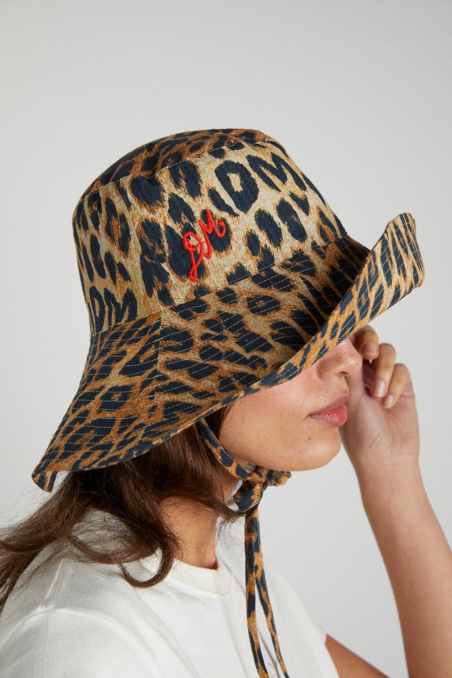 leopard print sunhat
