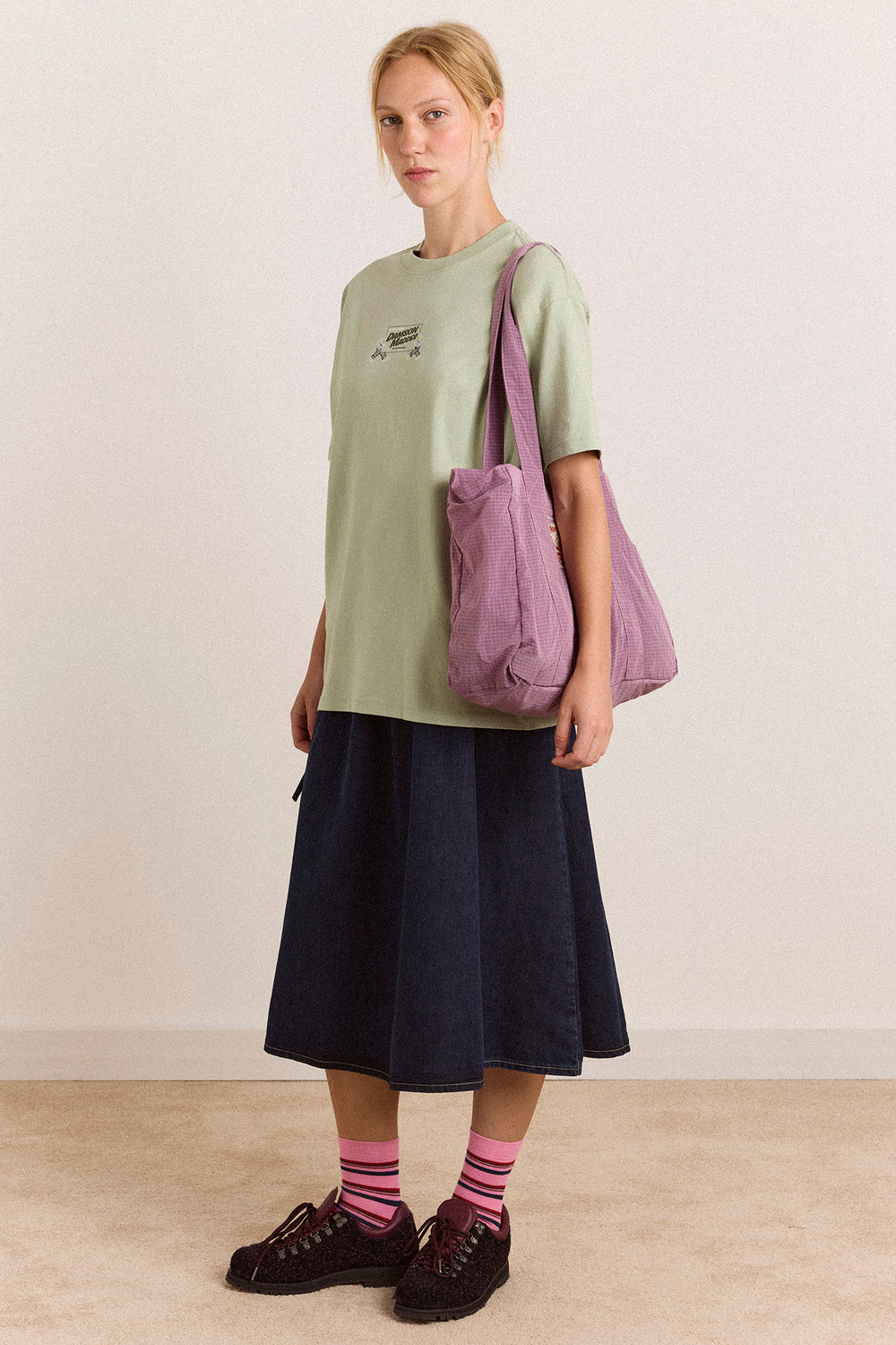 Ripstop Tote Bag - Mauve