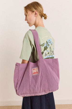 Ripstop Tote Bag - Mauve