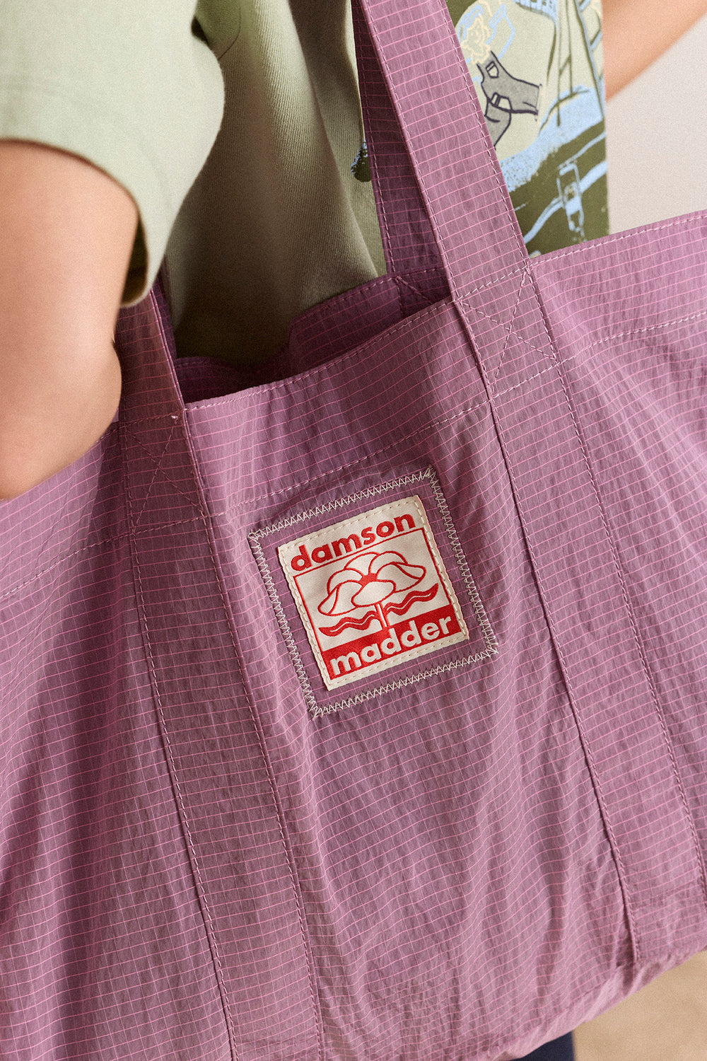 Ripstop Tote Bag - Mauve