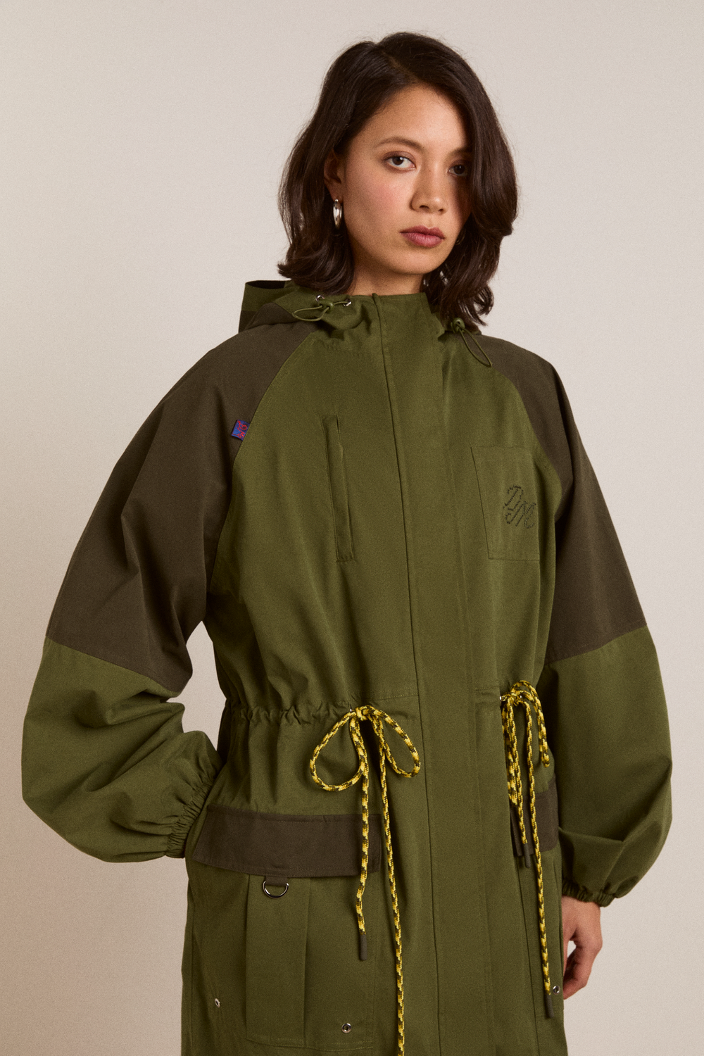 logan waterproof raincoat - forest