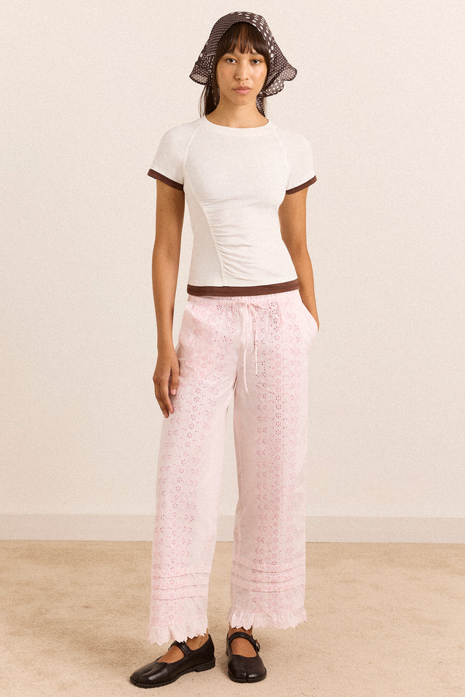 Lucinda Trousers - Baby Pink