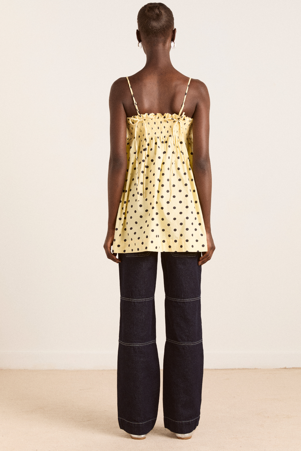 lilo mini dress- butter spot Damson Madder lilo mini dress- butter spot Damson Madder