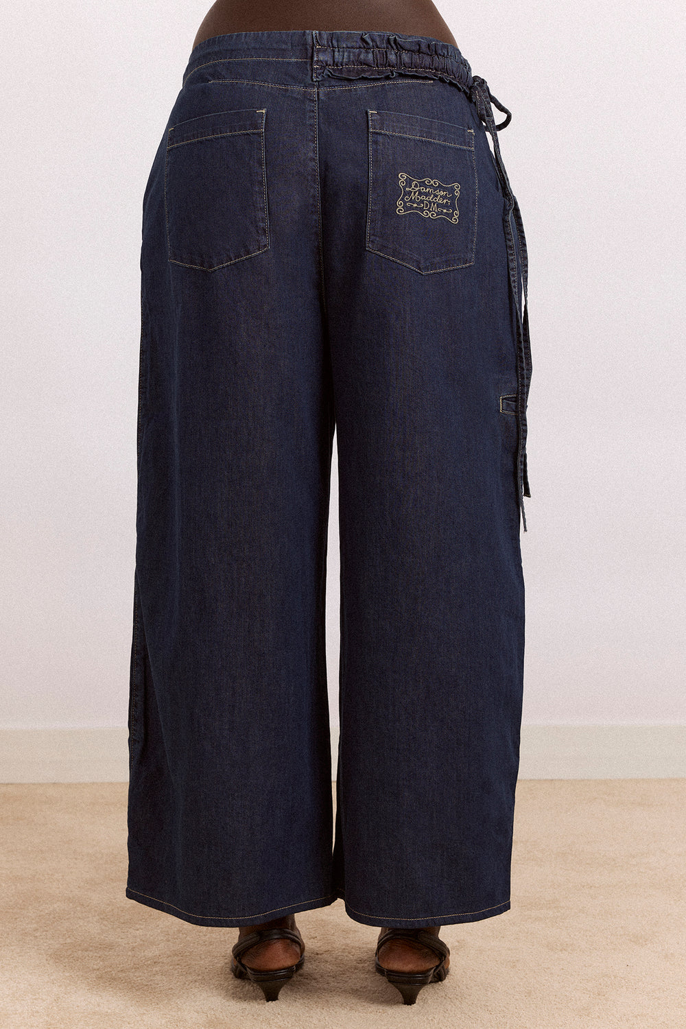 straight leg augusta jeans - dark indigo