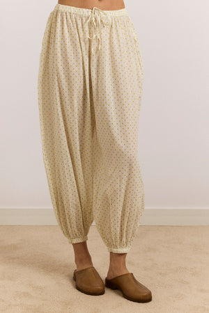 Meadow Trouser - Lime Spot