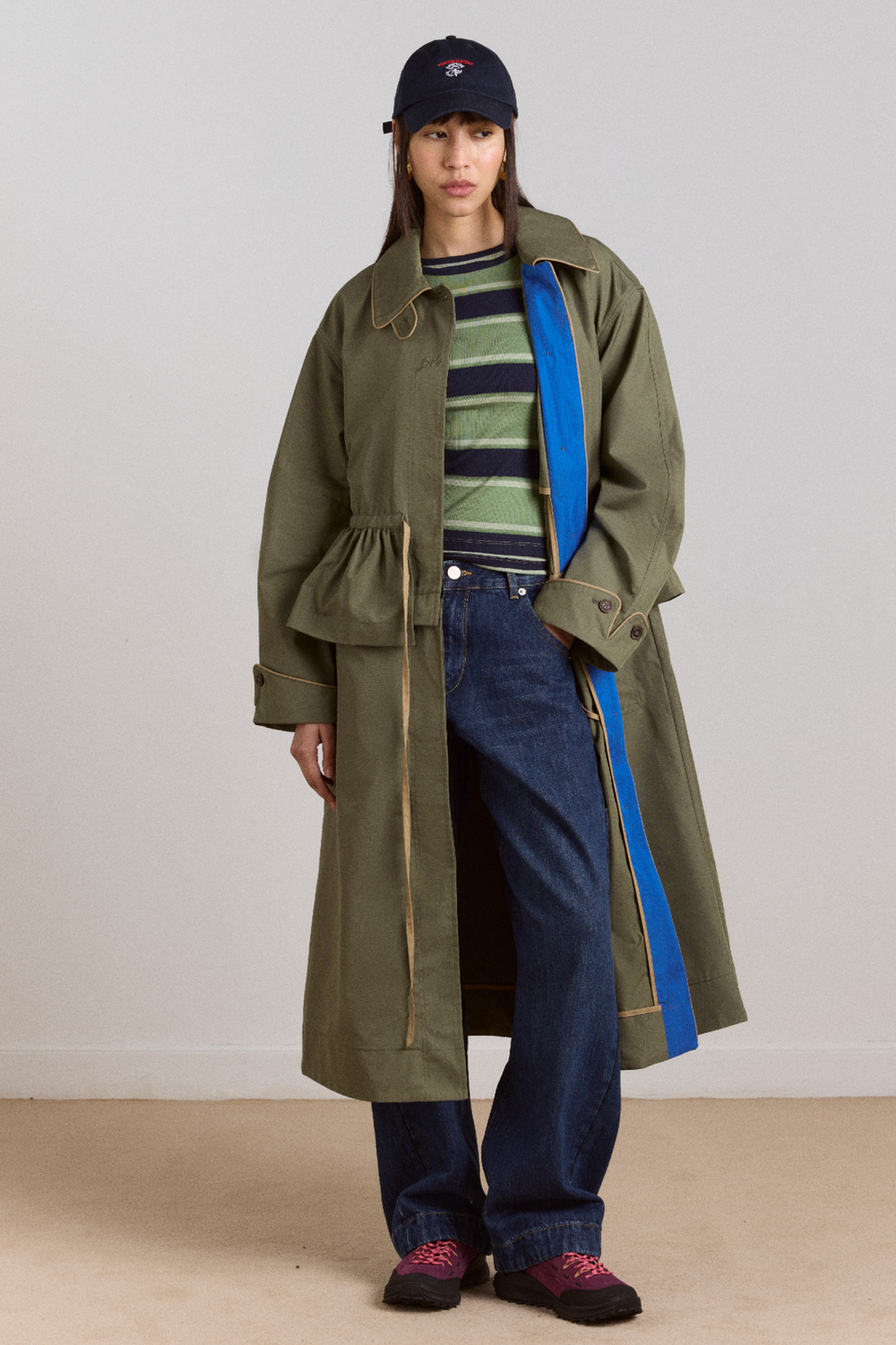 myrtle trench in khaki