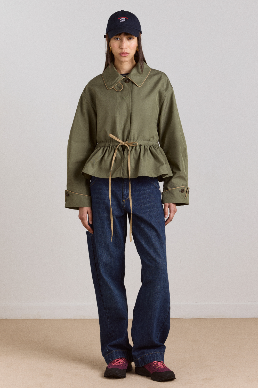 myrtle trench in khaki