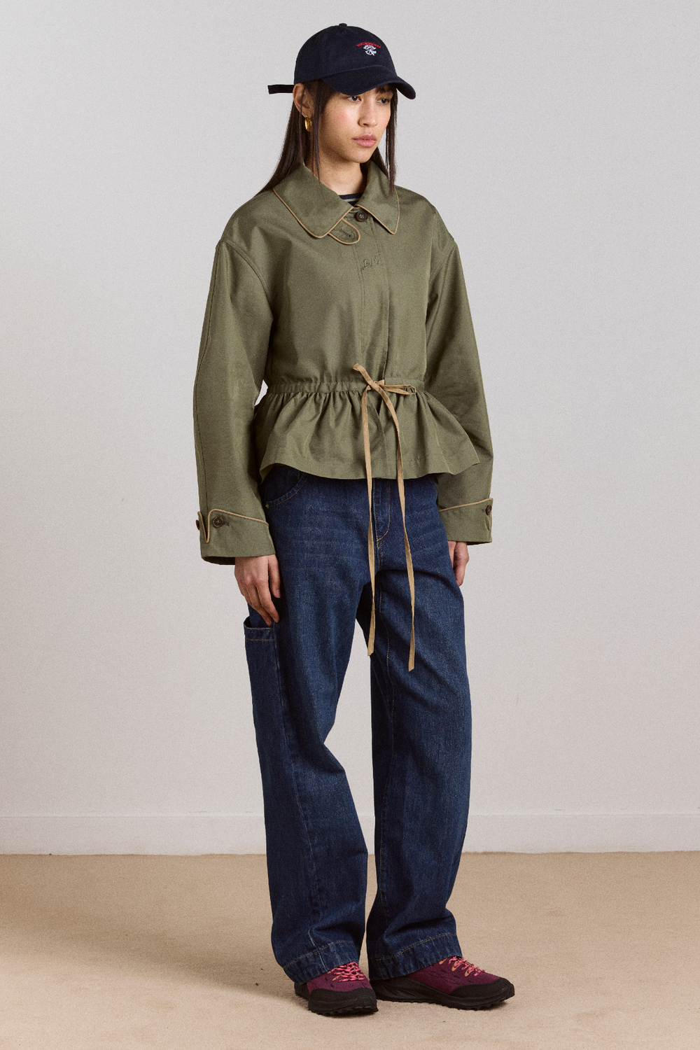 myrtle trench in khaki