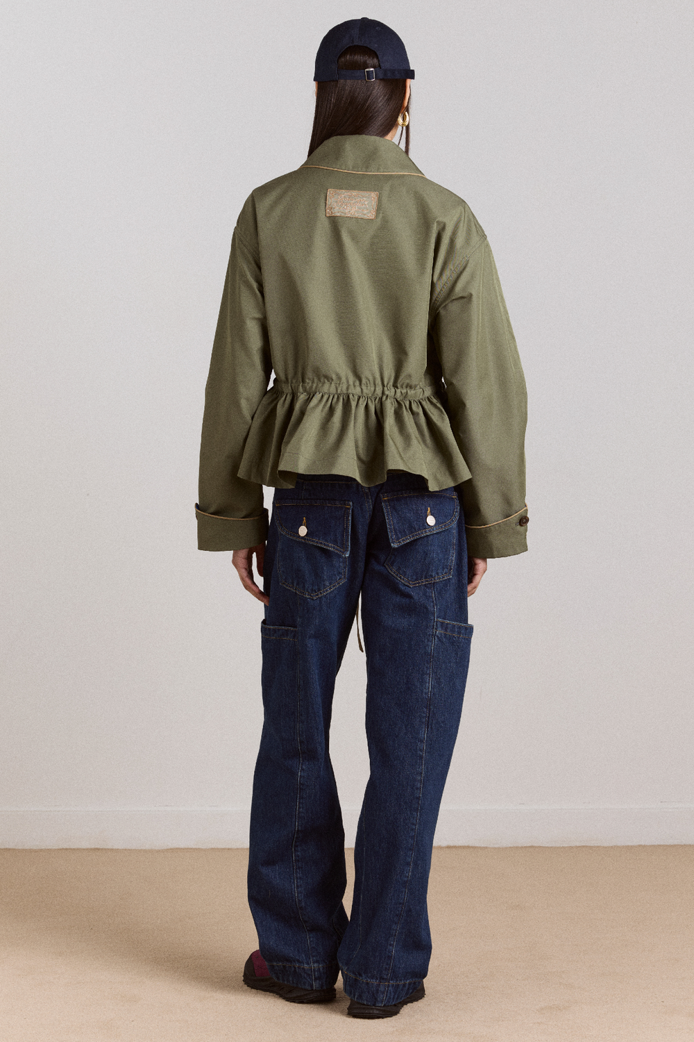 myrtle trench in khaki