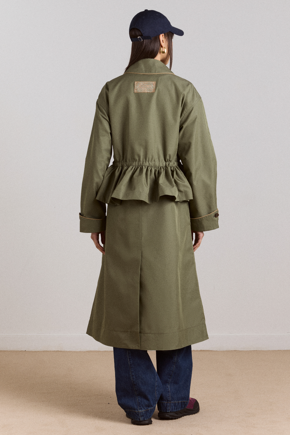 myrtle trench in khaki