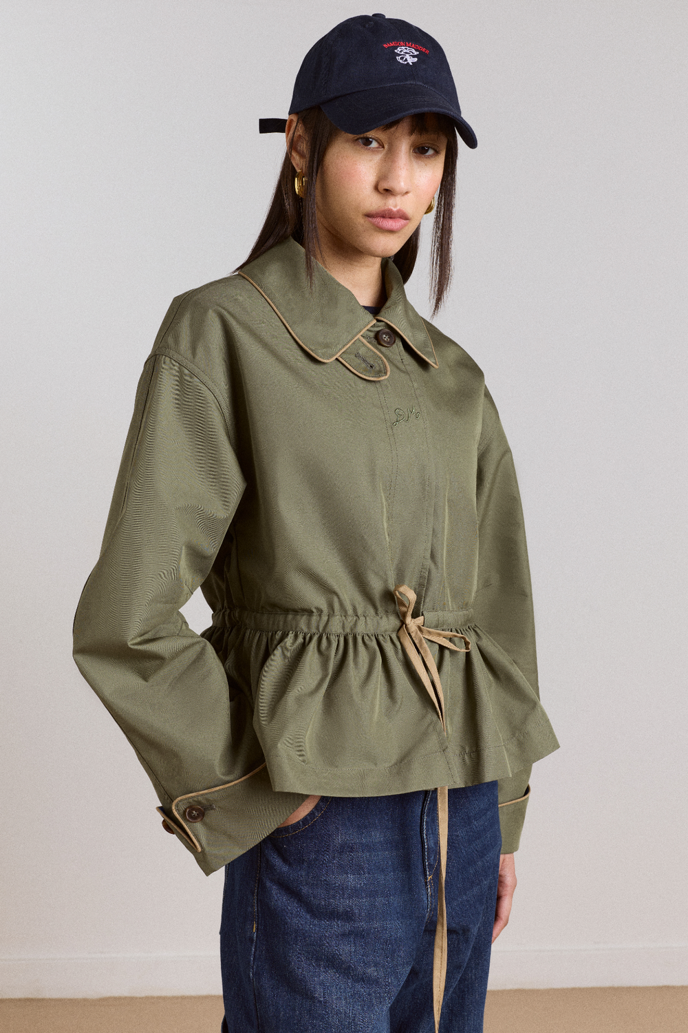 myrtle trench in khaki