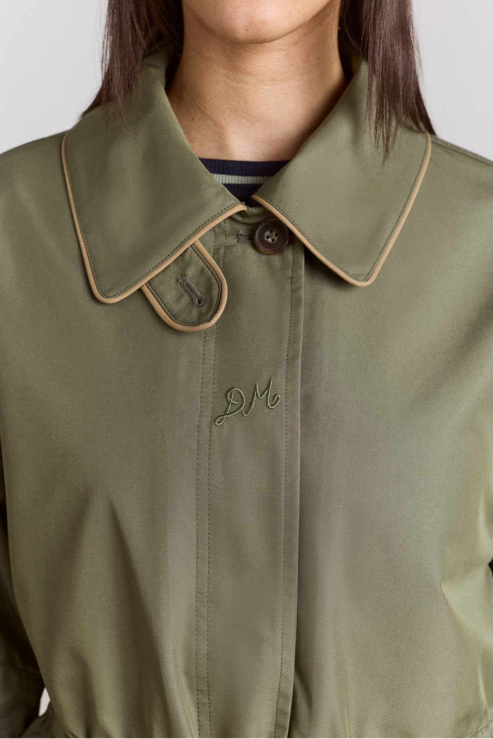 myrtle trench in khaki