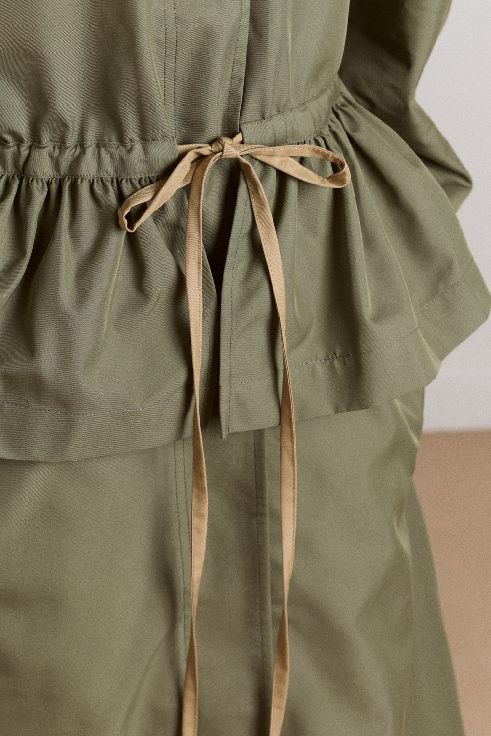 myrtle trench in khaki