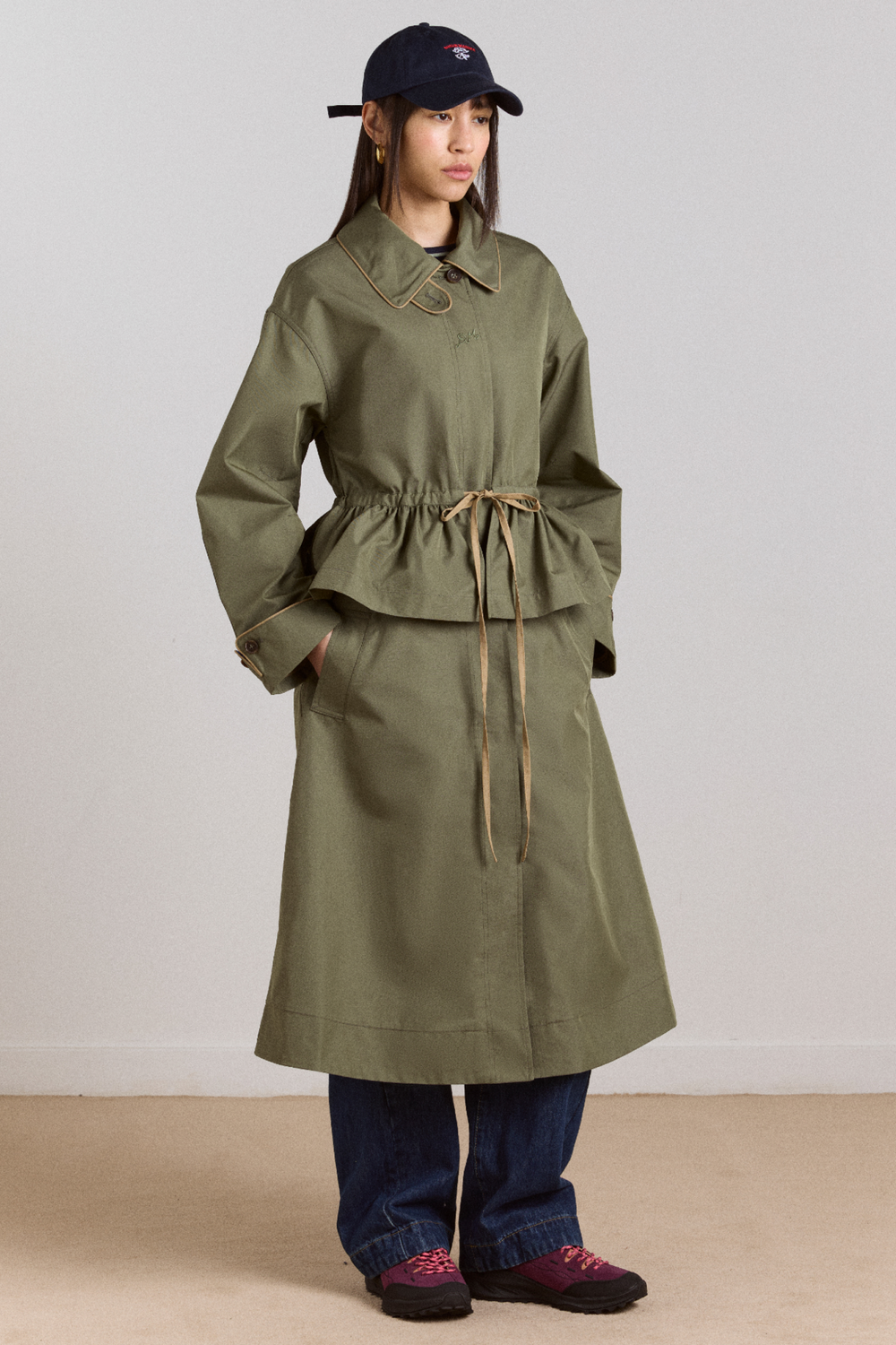 myrtle trench in khaki