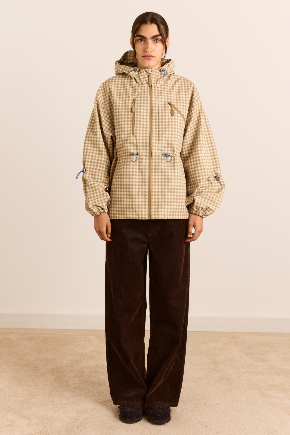 Matilda Waterproof Raincoat - Gingham