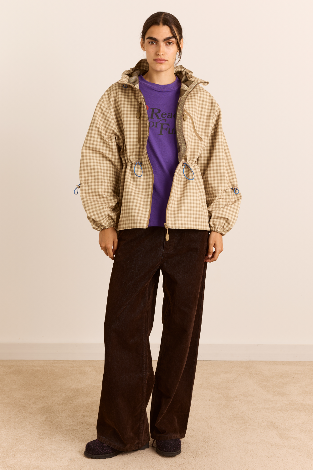 Matilda Waterproof Raincoat - Gingham