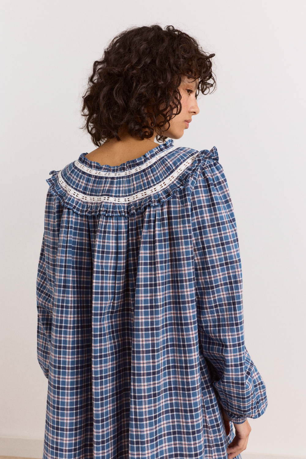 Muse Nightdress - Boysie Blue Check