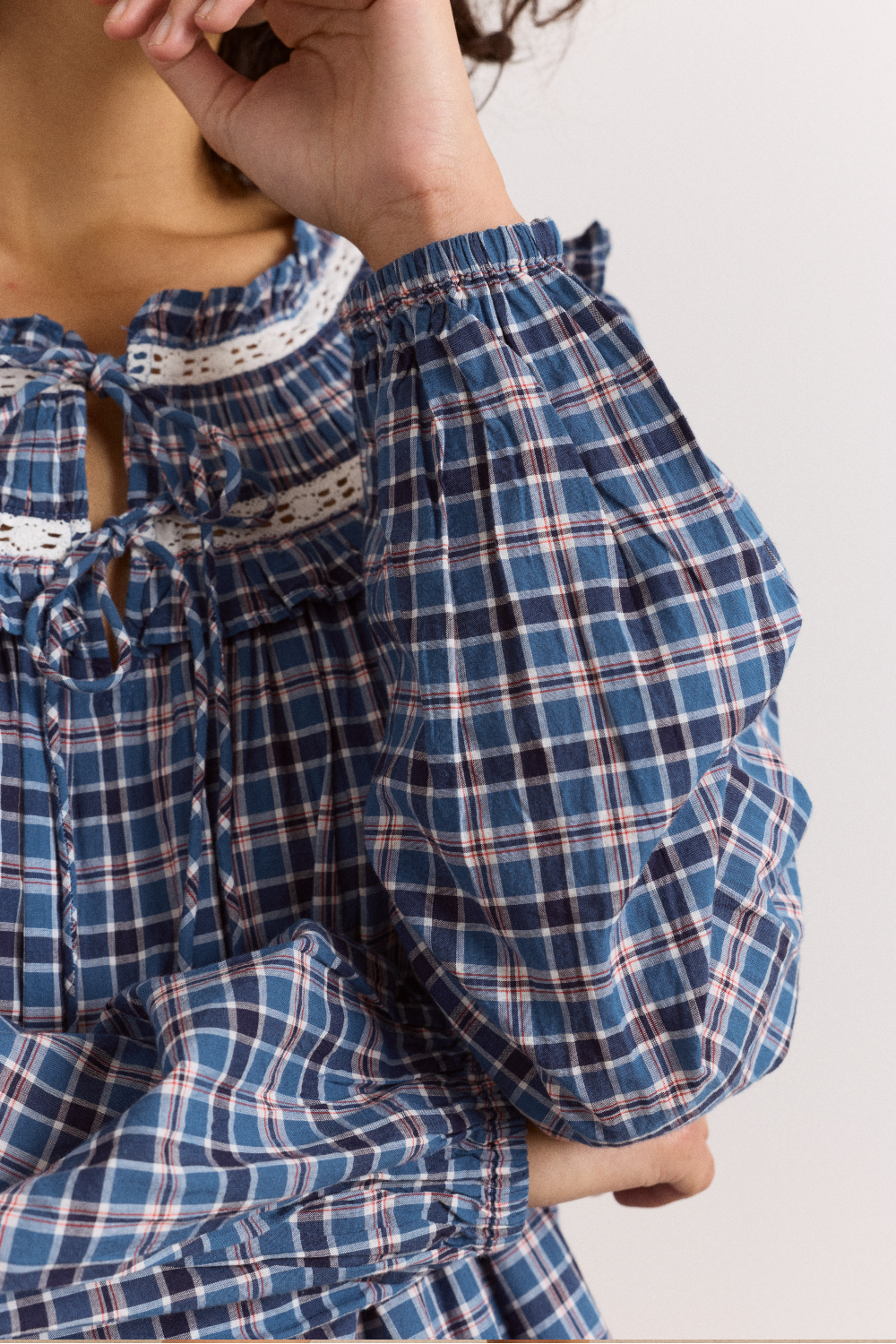 Muse Nightdress - Boysie Blue Check