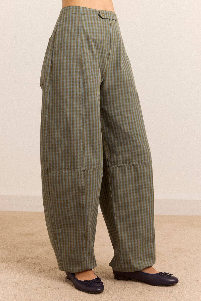 Pre-Order Lowen Trouser - Tourmaline Check