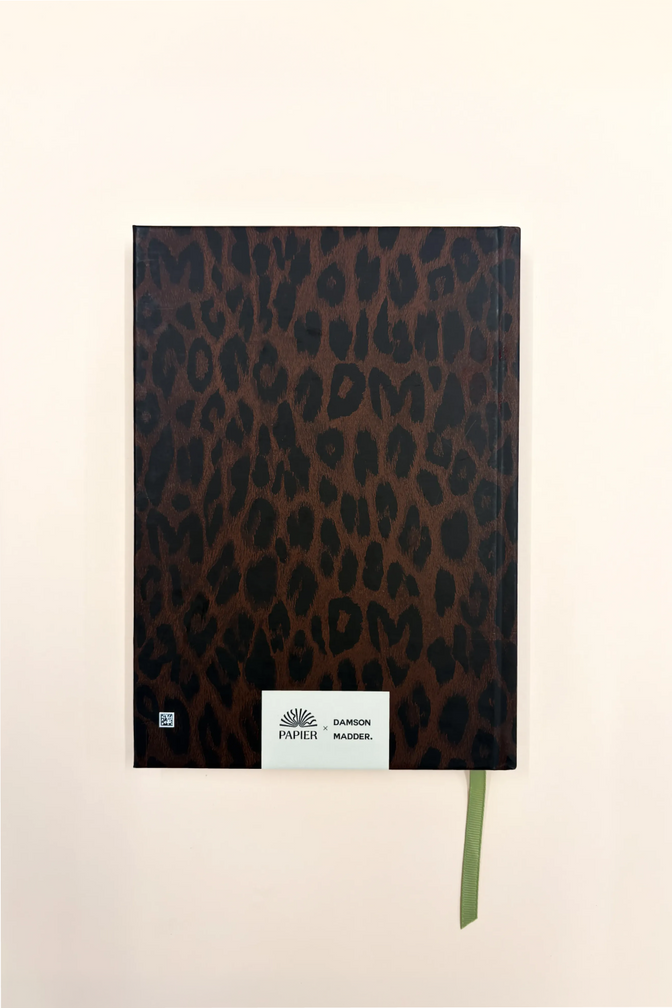 Damson Madder X Papier Leopard Notebook