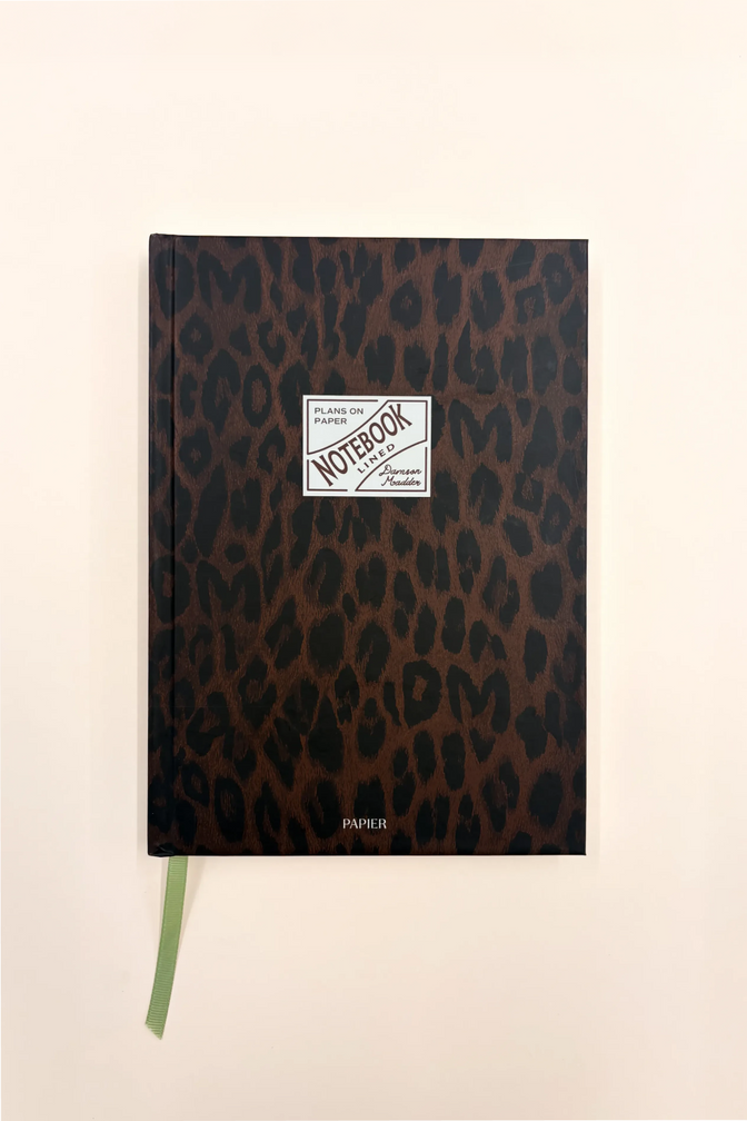 Damson Madder X Papier Leopard Notebook