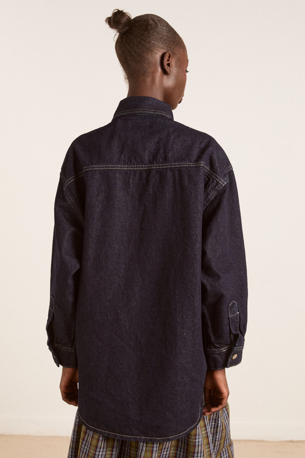 nova oversized shacket - indigo – Damson Madder