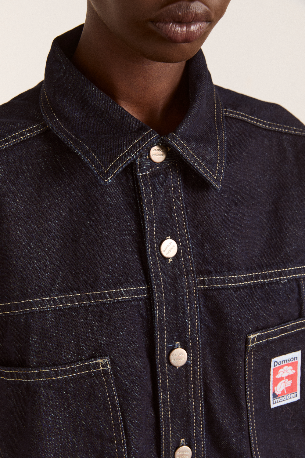 nova oversized shacket - indigo