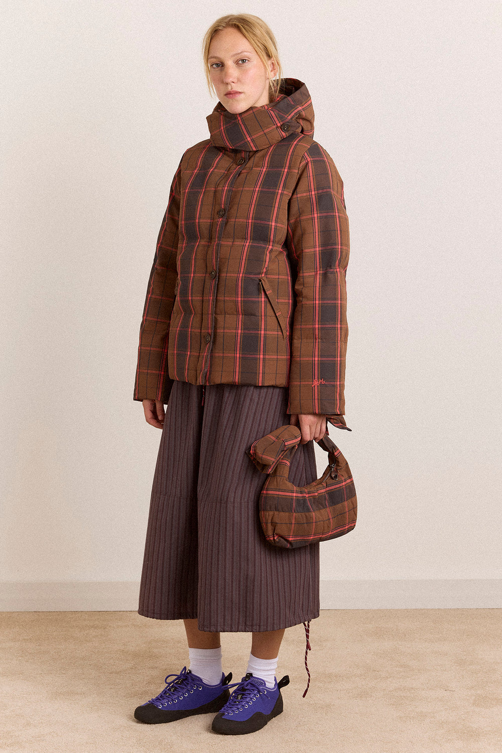 Pearl Hooded Puffer - Wren Check