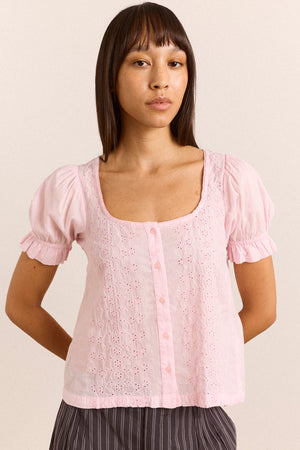 Prim Blouse - Baby Pink