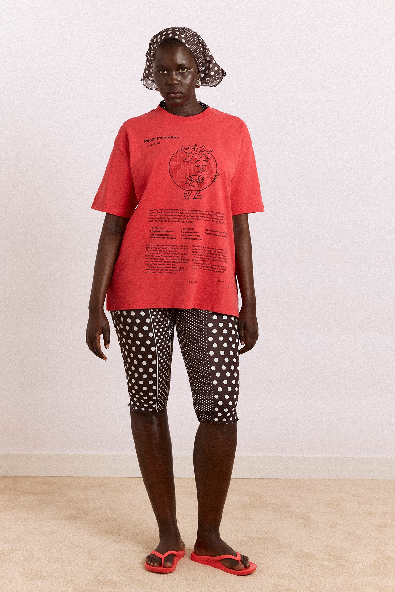 recipe with friends graphic tee - red – Damson Madder