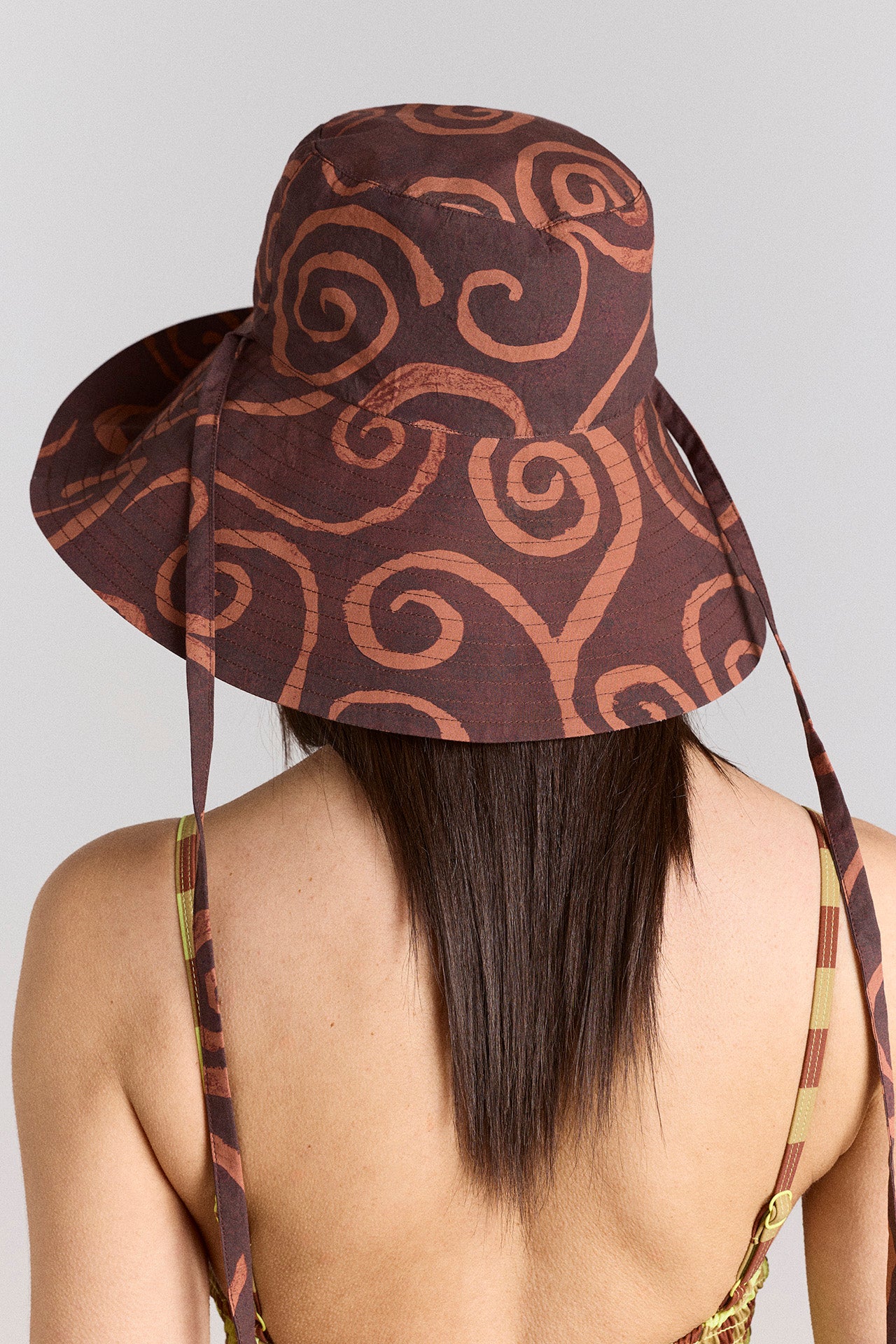 Reversible Sunhat - Mixed Swirl – Damson Madder